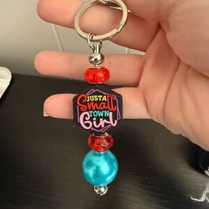 Colorful Keychain with Beads